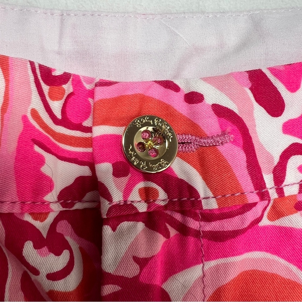 Lilly Pulitzer Buttercup‎ Scalloped Floral Shorts Size 6 - Picture 6 of 7
